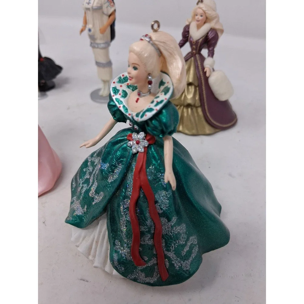 Hallmark Keepsake Barbie Ornament Lot 1996 Holiday Solo Spotlight Navajo 6pc. O